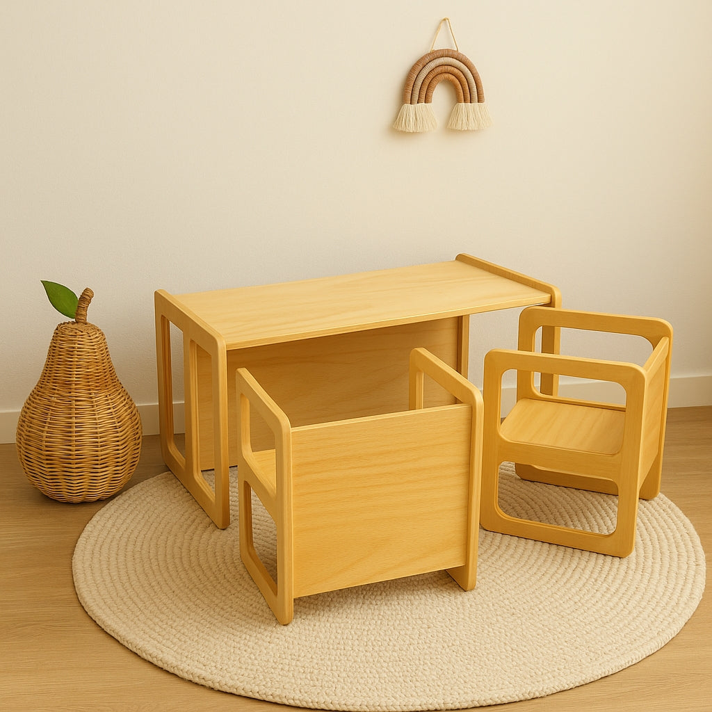 Mesa con Bancos para niños