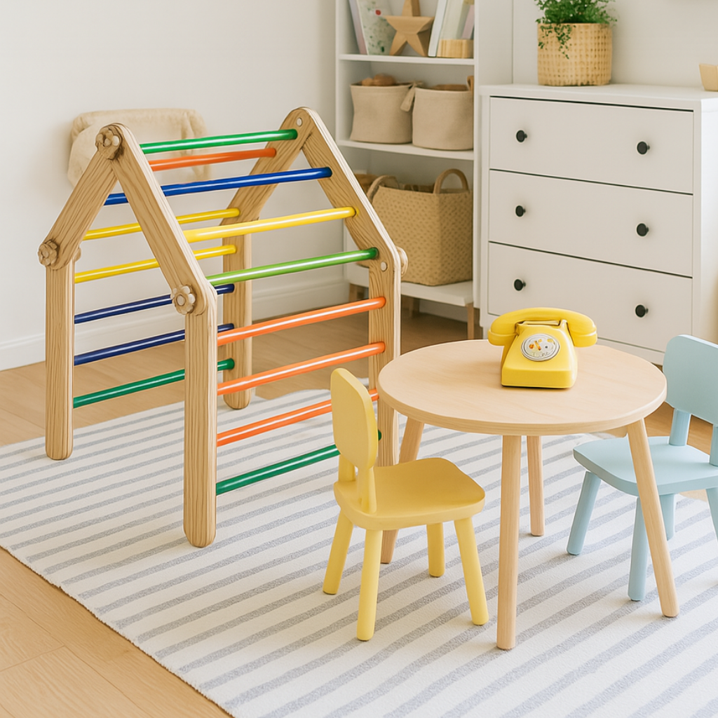 Triangulo Pikler de Madera - Evolutivo