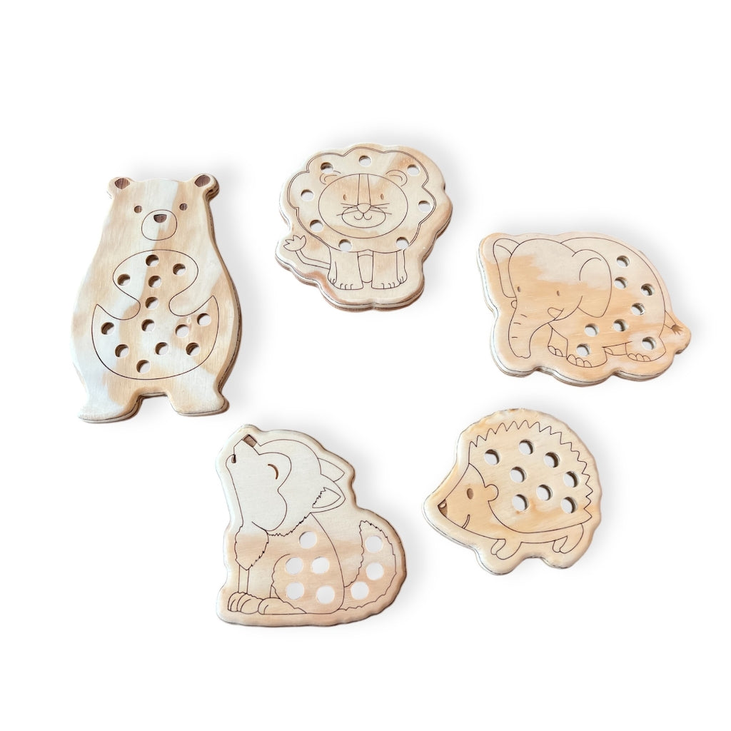 Juego Animales motricidad fina - Montessori