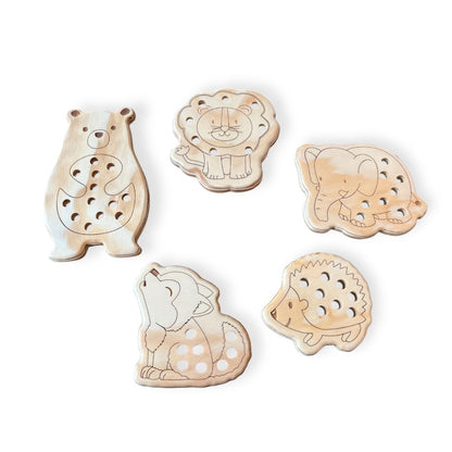 Juego Animales motricidad fina - Montessori