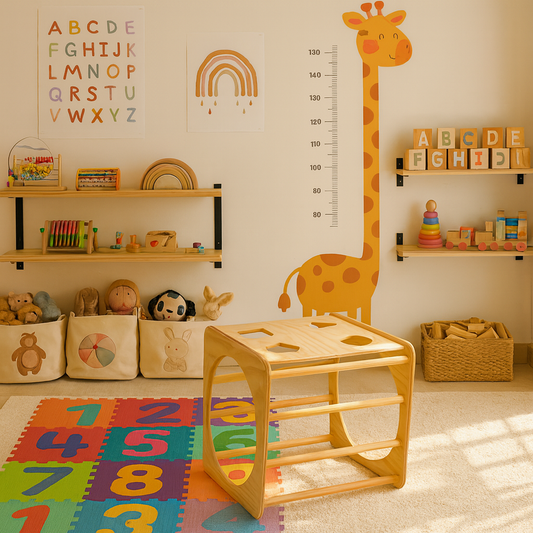 Cubo Pikler de Madera