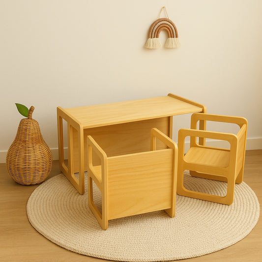 Mesa con Bancos para niños