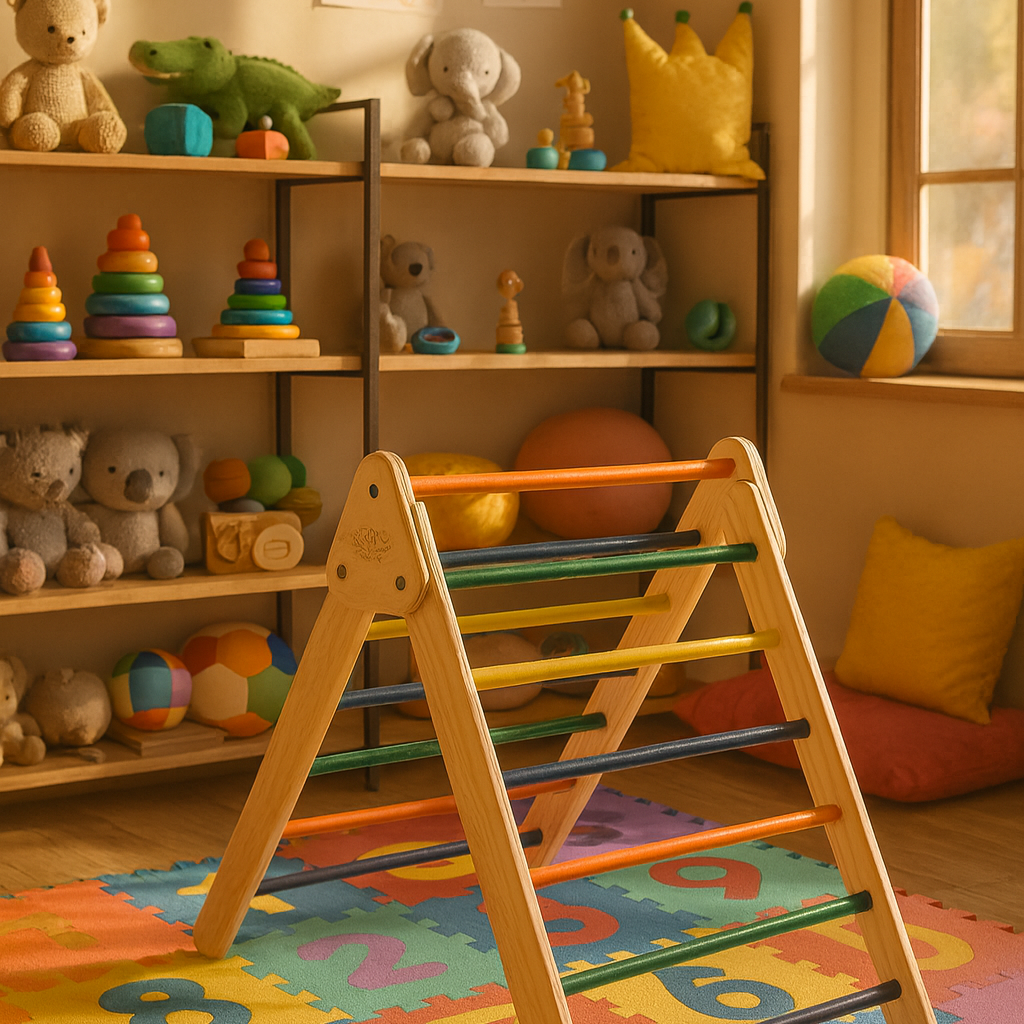 Triangulo Pikler de Madera - Plegable